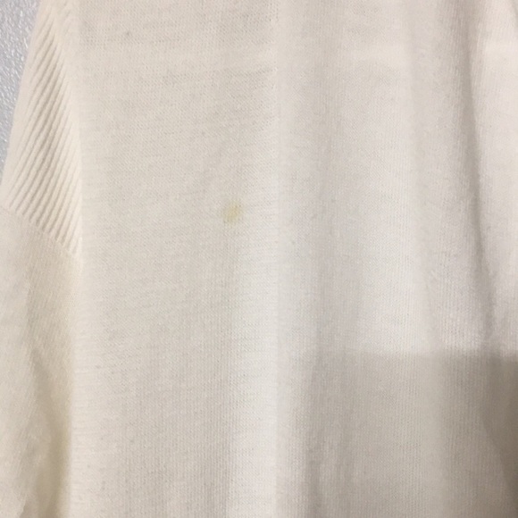 MICHAEL KORS MK • White Open Knit Cardigan Medium - Picture 8 of 8